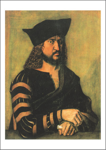 Kunstpostkarte "Bildnis Kurfürst Friedrich III"